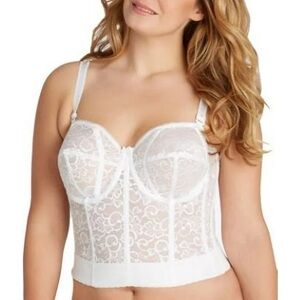 NWT! Goddess White Lace Corset